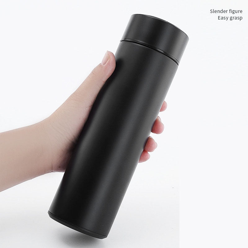 Thermos Bottle Temperature Display Stainless Steel